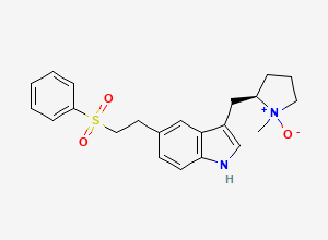 Two-dimensional chemical structure of Eletriptan Impurity L / Eletriptan N-Oxide, CAS 1217641-89-8