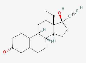 Two-dimensional chemical structure of Levonorgestrel EP Impurity B, CAS 19914-67-1