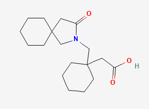 Two-dimensional chemical structure of Gabapentin EP Impurity D, CAS 1076198-17-8