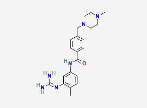 Two-dimensional chemical structure of Imatinib EP Impurity B/ Imatinib Guanidino Impurity, CAS 581076-65-5