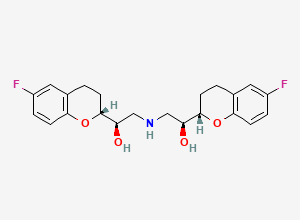 Two-dimensional chemical structure of Nebivolol RRSS, CAS 1360598-84-0