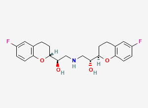 Two-dimensional chemical structure of (R,R,R,R)-Nebivolol