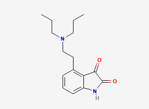 Two-dimensional chemical structure of Ropinirole EP Impurity A /Ropinirole Related Compound B, CAS 102842-51-3