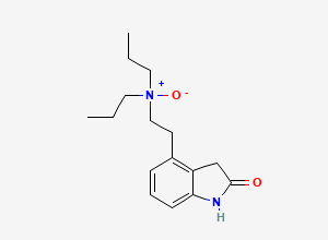Two-dimensional chemical structure of Ropinirole N-Oxide, CAS 1076199-41-1