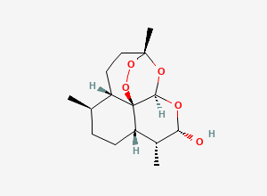 Two-dimensional chemical structure of Artenimol