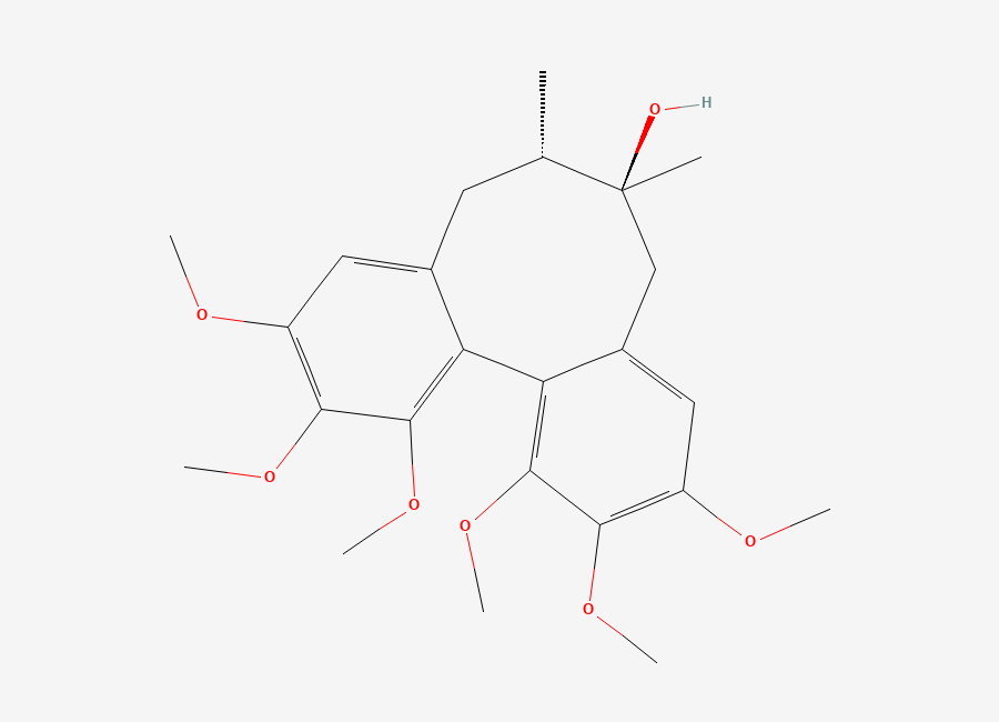Two-dimensional chemical structure of Schisandrin