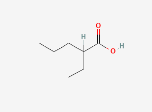 Two-dimensional chemical structure of Valproic Acid EP Impurity B, CAS 20225-24-5