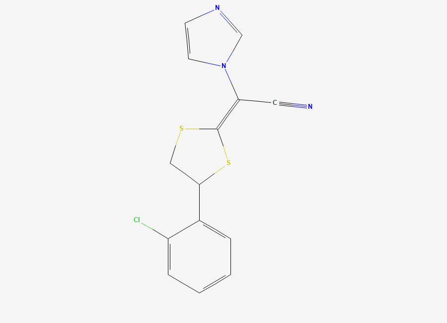Two-dimensional chemical structure of Lanoconazole, CAS 101530-10-3