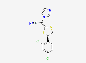 Two-dimensional chemical structure of Luliconazole
