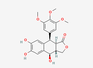 Two-dimensional chemical structure of Podophyllotoxin Impurity 5