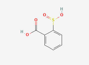 Two-dimensional chemical structure of 2-Sulfinobenzoic acid