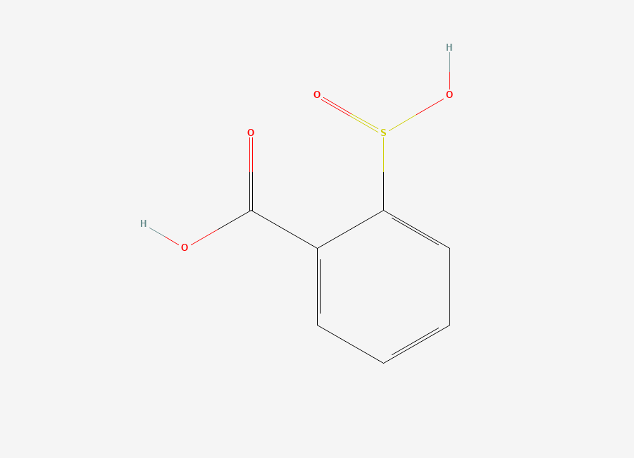 Two-dimensional chemical structure of 2-Sulfinobenzoic acid