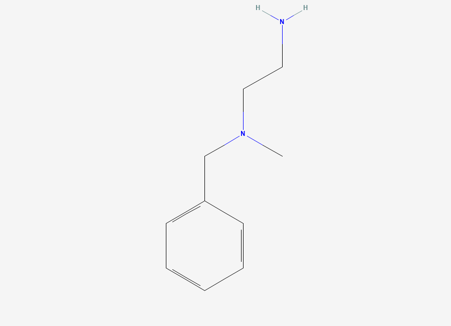 Two-dimensional chemical structure of (2-Aminoethyl)(benzyl)methylamine