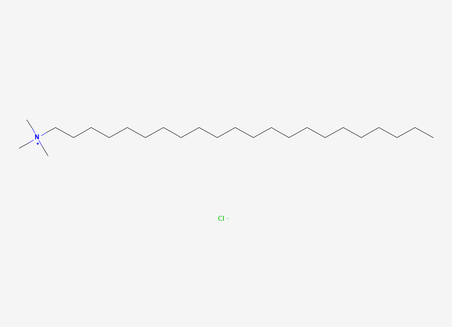 Two-dimensional chemical structure of Behentrimonium Chloride