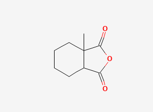 Two-dimensional chemical structure of Methylhexahydrophthalic anhydride