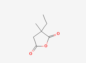 Two-dimensional chemical structure of Ethosuximide EP Impurity B, CAS 50598-33-9