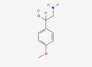 Two-dimensional chemical structure of alpha-(Aminomethyl)-4-methoxybenzyl alcohol