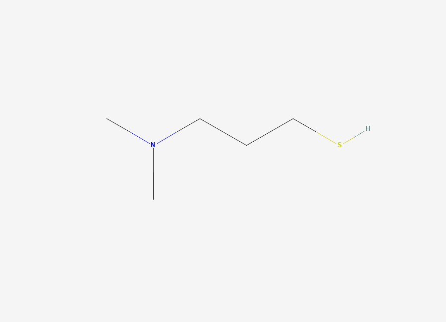 Two-dimensional chemical structure of 3-(Dimethylamino)-1-propanethiol