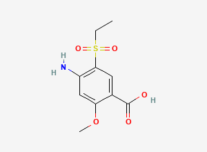Two-dimensional chemical structure of Amisulpride EP Impurity E, CAS 71675-87-1
