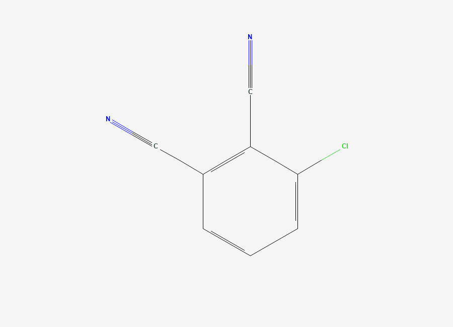 Two-dimensional chemical structure of 3-Chlorophthalonitrile