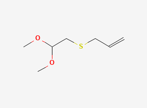 Two-dimensional chemical structure of Altizide EP Impurity B, CAS 84522-35-0