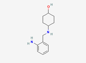 Two-dimensional chemical structure of Ambroxol Didesbromo Impurity, CAS 46727-91-7
