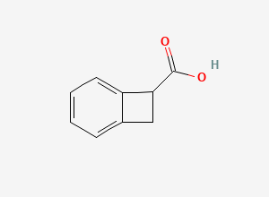Two-dimensional chemical structure of Bicyclo(4.2.0)octa-1,3,5-triene-7-carboxylic acid