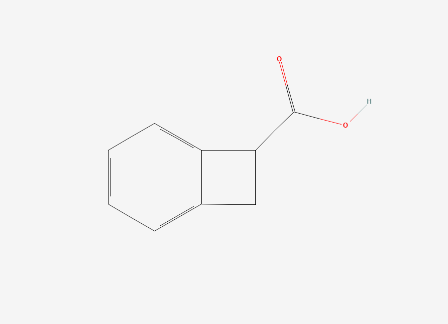 Two-dimensional chemical structure of Bicyclo(4.2.0)octa-1,3,5-triene-7-carboxylic acid
