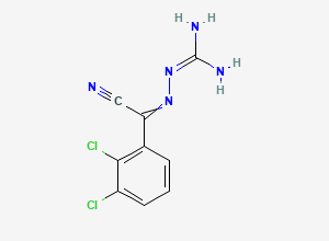 Two-dimensional chemical structure of In-house Impurity B(Lamotrigine impurity), CAS 84689-20-3