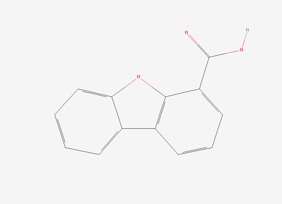 Two-dimensional chemical structure of 8-Oxatricyclo(7.4.0.0,2,7)trideca-1(9),2(7),3,5,10,12-hexaene-6-carboxylic acid