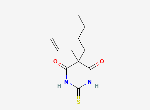 Two-dimensional chemical structure of Thiamylal