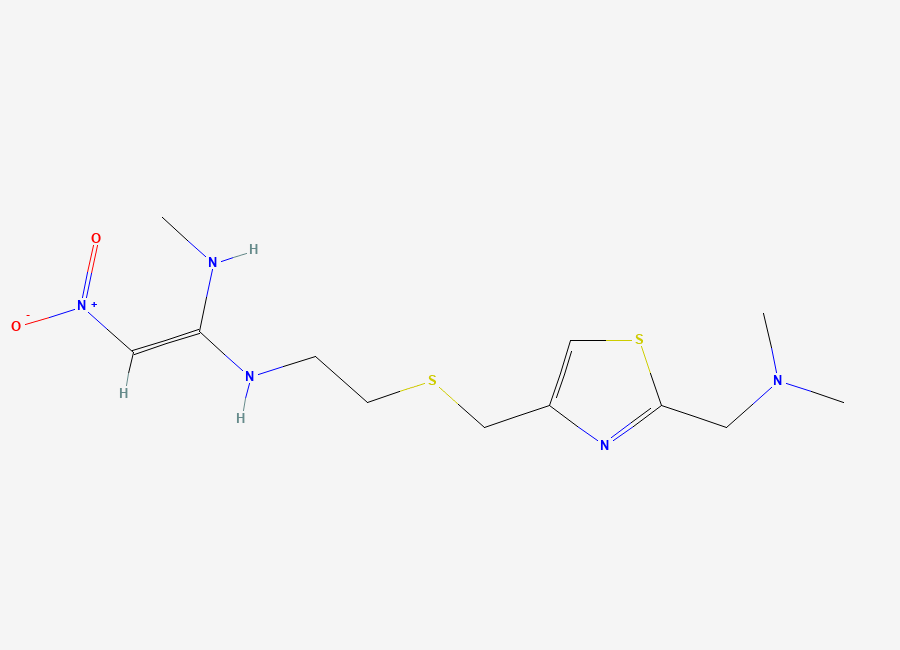 Two-dimensional chemical structure of Nizax