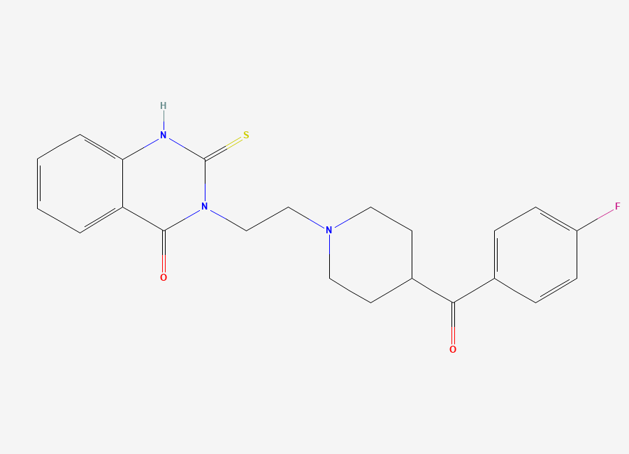 Two-dimensional chemical structure of Altanserin