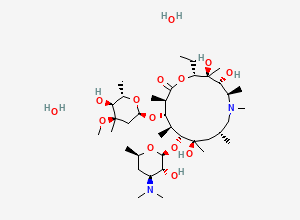 Two-dimensional chemical structure of Azithromycin Dihydrate