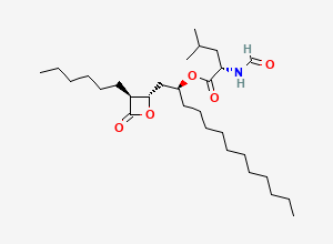 Two-dimensional chemical structure of Orlistat