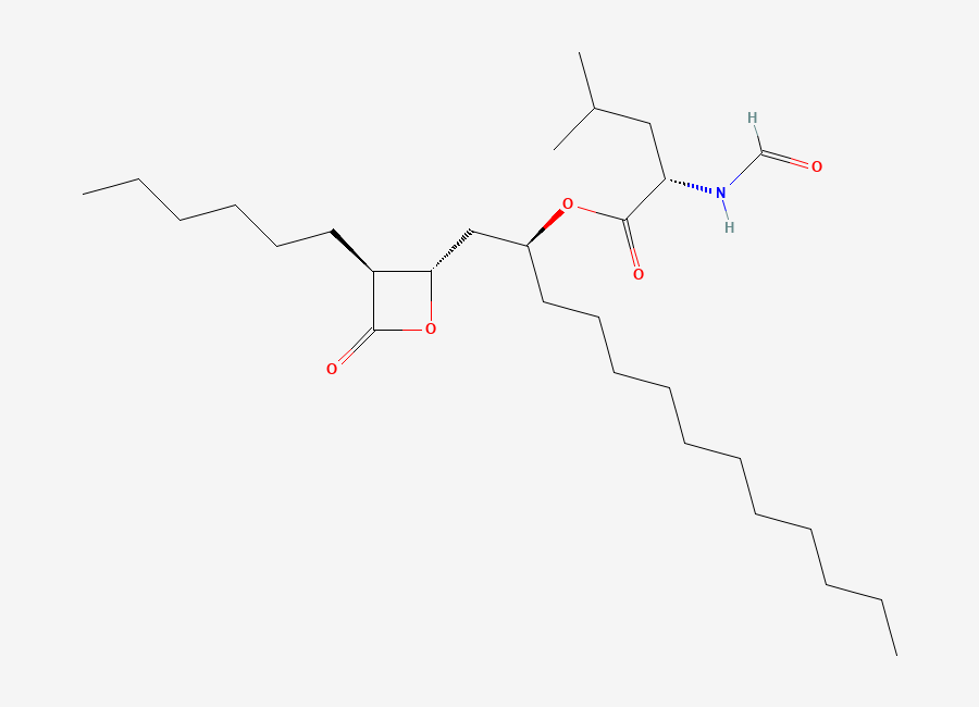 Two-dimensional chemical structure of Orlistat