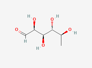 Two-dimensional chemical structure of L-(-)-Fucose