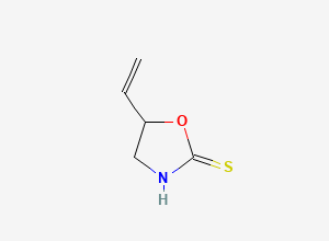 Two-dimensional chemical structure of (+-)-Goitrin