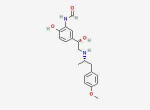 Two-dimensional chemical structure of Formoterol, CAS 67346-48-9