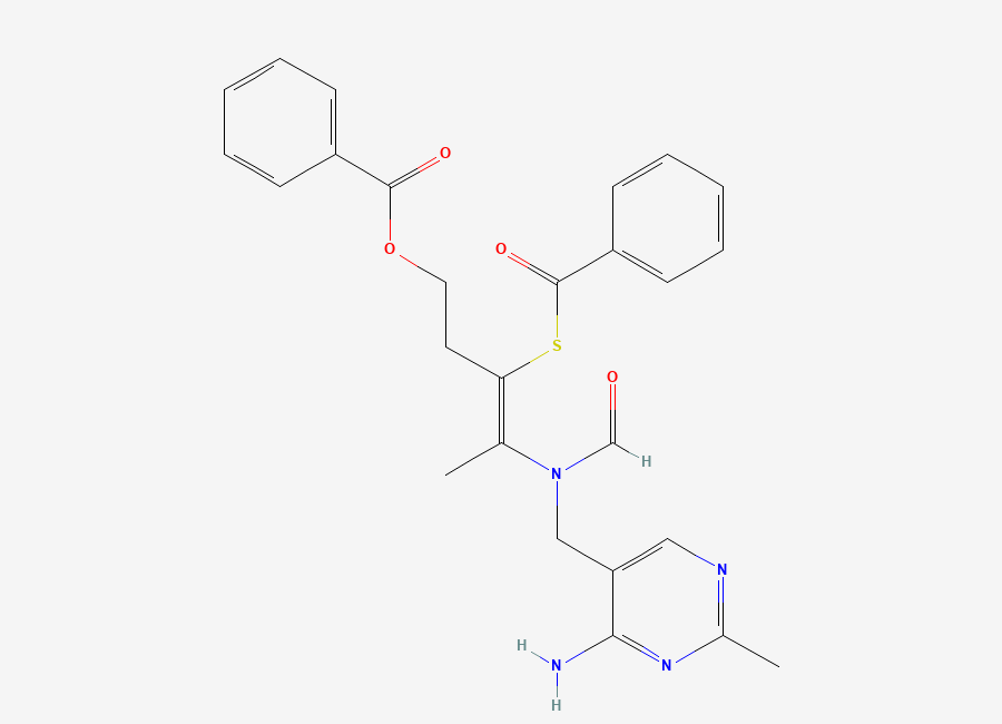 Two-dimensional chemical structure of Bentiamine