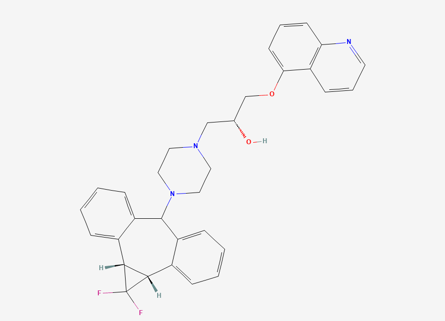 Two-dimensional chemical structure of Zosuquidar