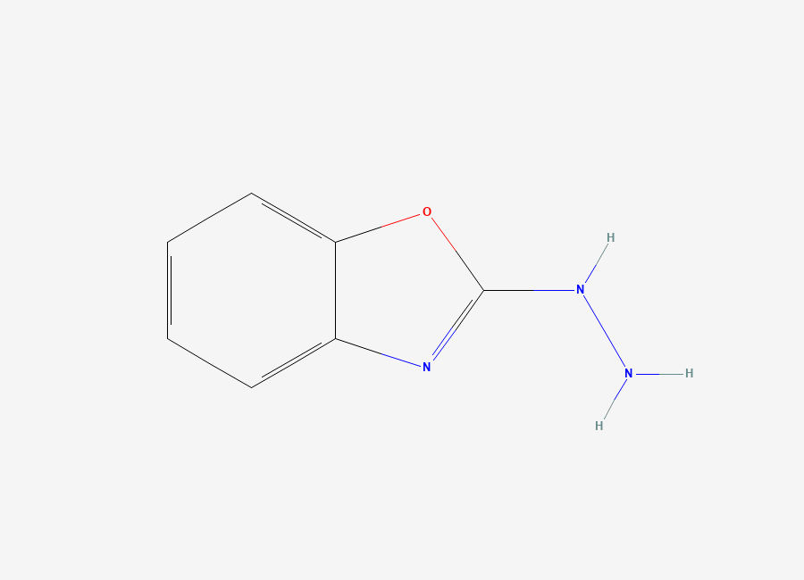Two-dimensional chemical structure of 2-Hydrazinobenzoxazole