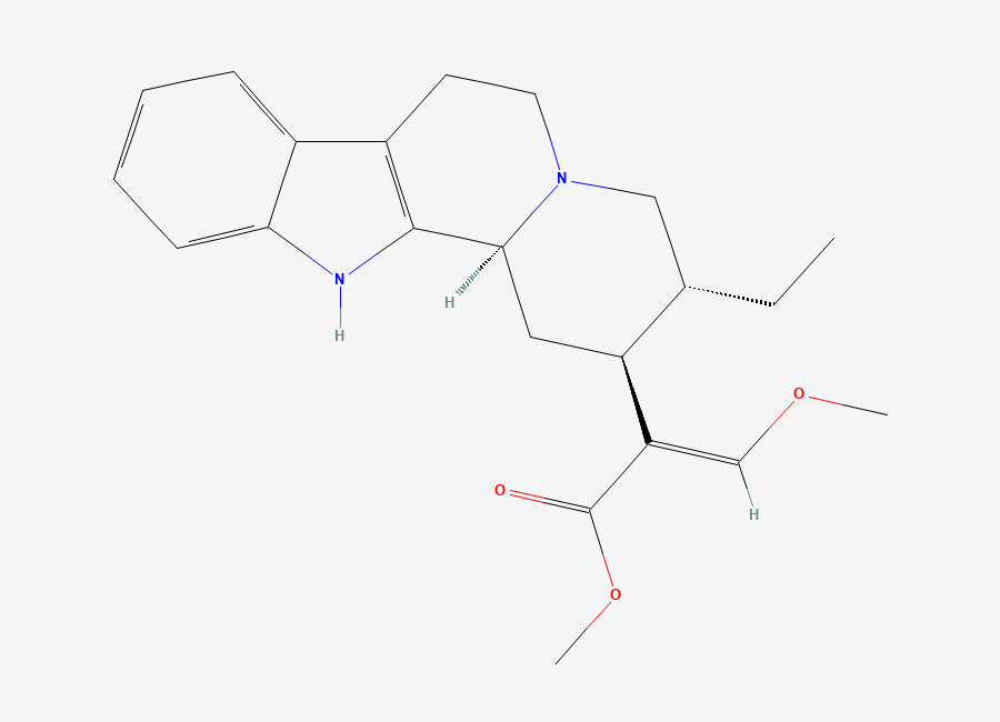Two-dimensional chemical structure of Dihydrocorynantheine