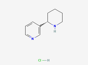 Two-dimensional chemical structure of Anabasine hydrochloride