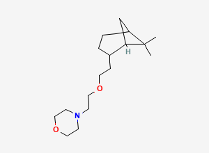 Two-dimensional chemical structure of 4-(2-(2-(6,6-Dimethylbicyclo[3.1.1]heptan-2-yl)ethoxy)ethyl)morpholine, CAS 38284-47-8