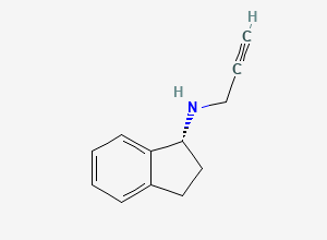 Two-dimensional chemical structure of Rasagiline