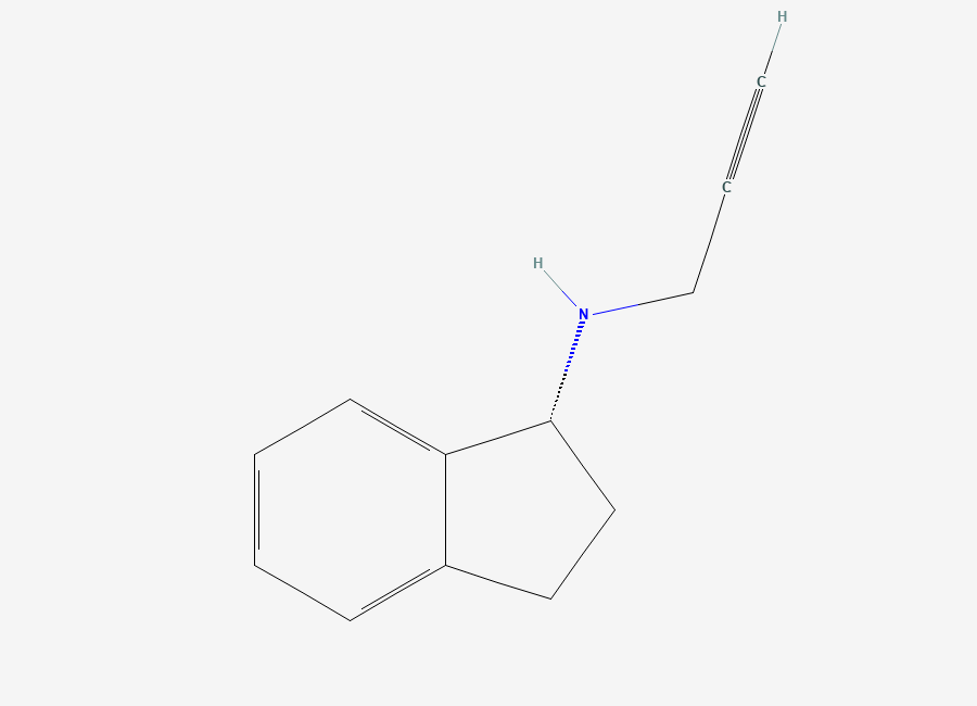 Two-dimensional chemical structure of Rasagiline