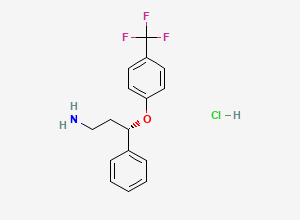 Two-dimensional chemical structure of Seproxetine Hydrochloride