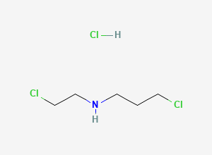 Two-dimensional chemical structure of Ifosfamide EP Impurity E (HCl Salt), CAS 78218-47-0