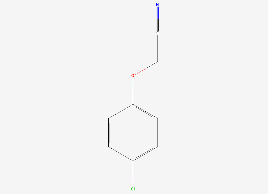 Two-dimensional chemical structure of 2-(4-Chlorophenoxy)acetonitrile